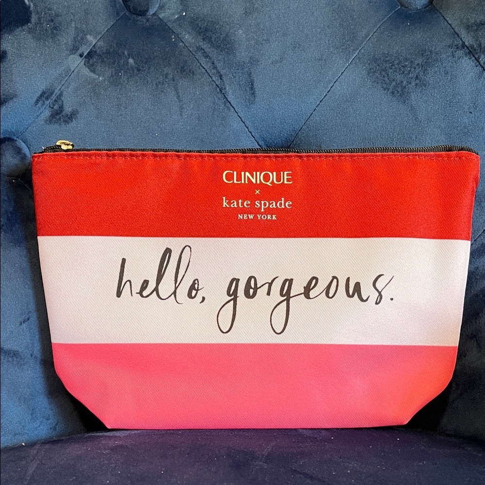 Kate Spade and Clinique hello, gorgeous make up bag